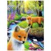 Полный 5D Diy Алмазная картина «Ручей и лиса» Вышивка крестиком Домашний декор Ручной подарок Подарок