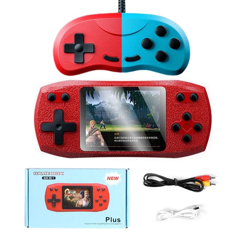 Retro Video Game Console Built in 620 Classic Games 2.4 Inch Portable Handheld Game Player Rechargeable Console AV Ouput
