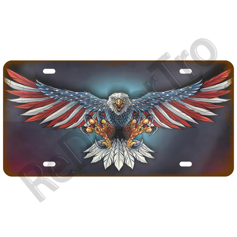 Metal Sign Germany USA Country Flag Tin Sign Plaque France Israel Spain Tinplate Plate For Wall Home Restaurant Craft Bar Decor