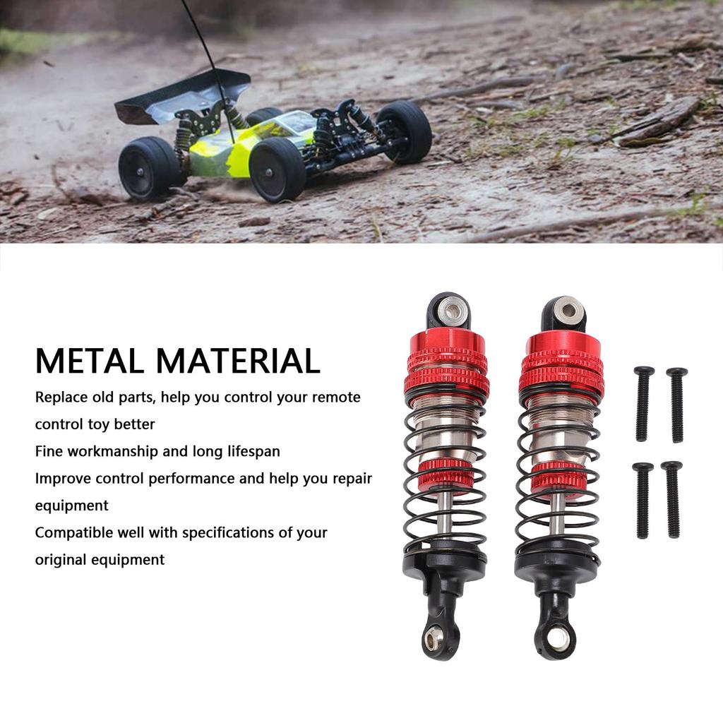 2Pcs RC Shock Absorber Damper Replacement for SCY 16101 16102 16103 16201 Remote Control Car 6301