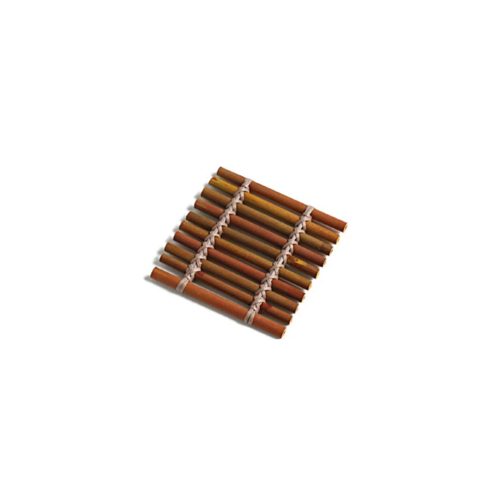 Sqaure Rectangle Bamboo Raft Coaster Bamboo Anti-slip Mat Multi-purpose Heat Insulation Pad Tea