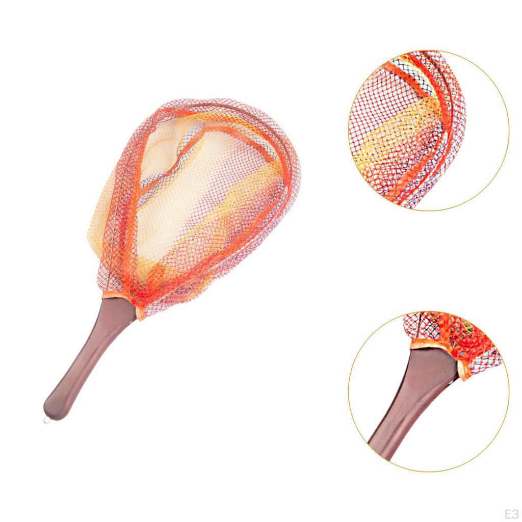 Fishing Mesh Net Gear Anti Slip Handle Foldable Landing Nets
