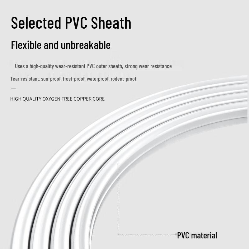 Flat Oxygen-Free Copper Telephone Cable