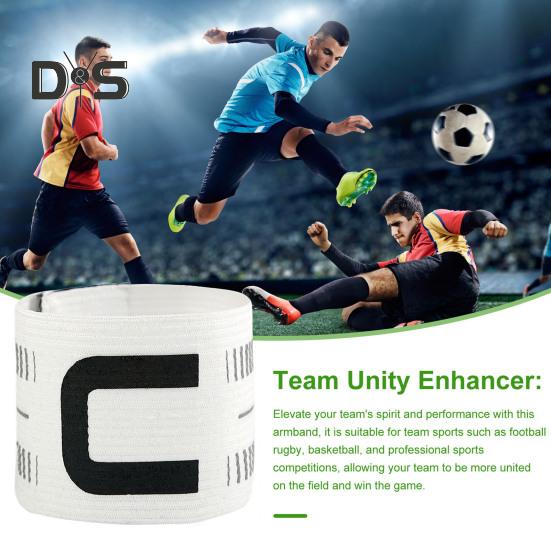 Капитанские нарукавники для футбола, регулируемые нарукавники для баскетбола, нейлоновые эластичные «С»-повязки, командные спортивные аксессуары для взрослых и молодежи