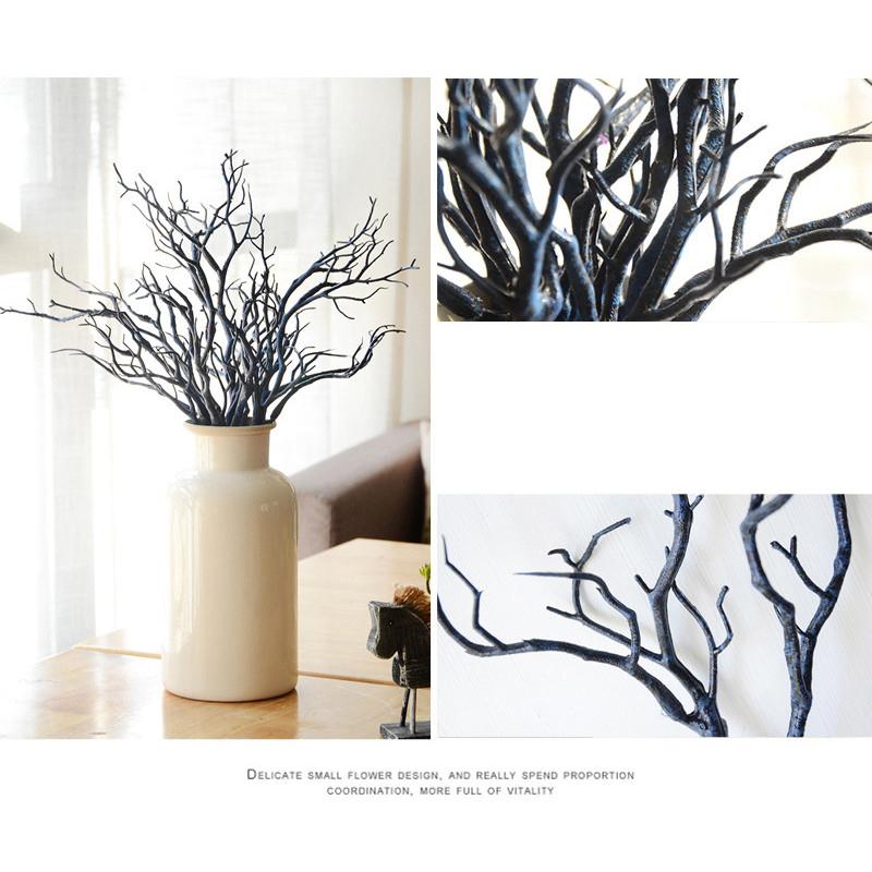 Искусственная длинная ветка дерева Diy Party Black Decoration Plant Dark Magic Style Tree For Hotel Store Restaurant Decor