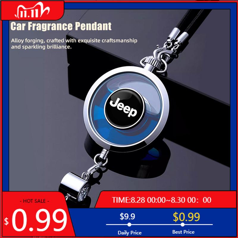 Cup Holders Car Perfume Aromatherapy Pendant Diffuser Auto Accessories For Jeep Grand Cherokee Wrangler JK Gladiator Compass Ren