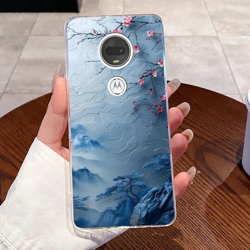 Гелевый чехол для Motorola Moto G7 Plus/Moto G7 Play /Moto G7 Power Fundas Прозрачный силиконовый мягкий ТПУ чехол Милый кот Защитный чехол