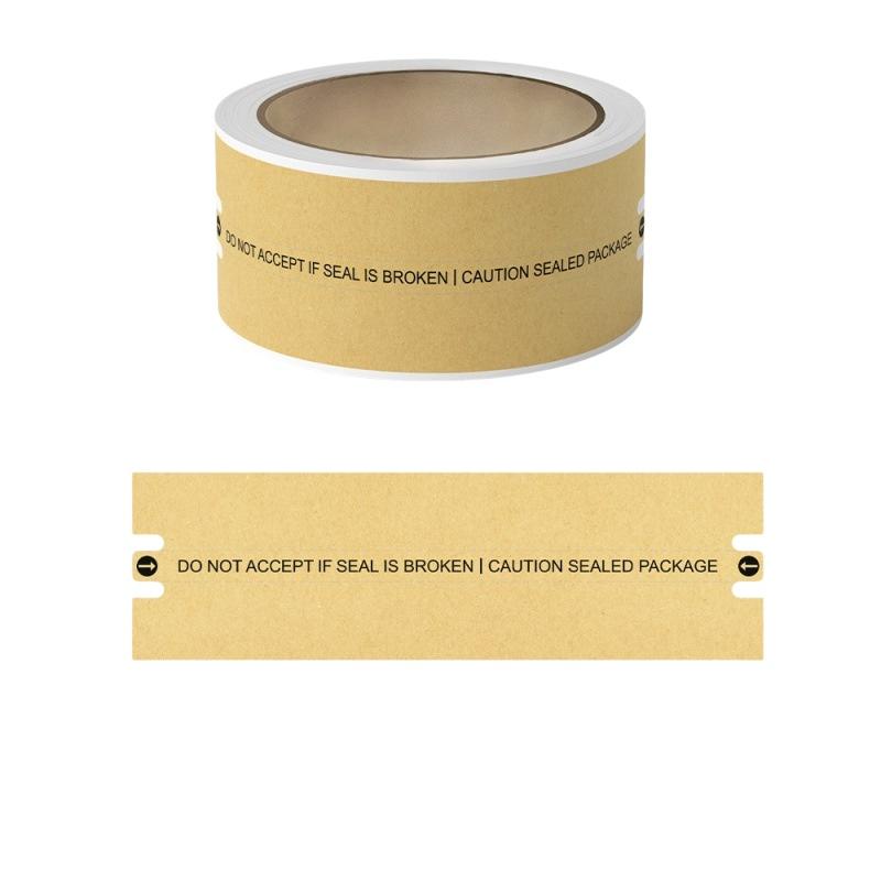 НОВЫЕ 100 шт./рулон Защитные наклейки-пломбы Security Labels для посылок, почтовых отправлений, документов, 3 x 10 см
