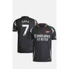 2024/2025 Season Arsenal New Season Saka Away Jersey Black