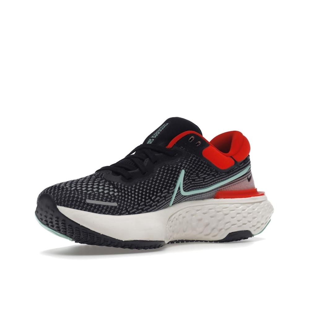 Nike ZoomX Invincible Run Flyknit Black Чили Красные мужские кроссовки Green-Glow CT2228-002
