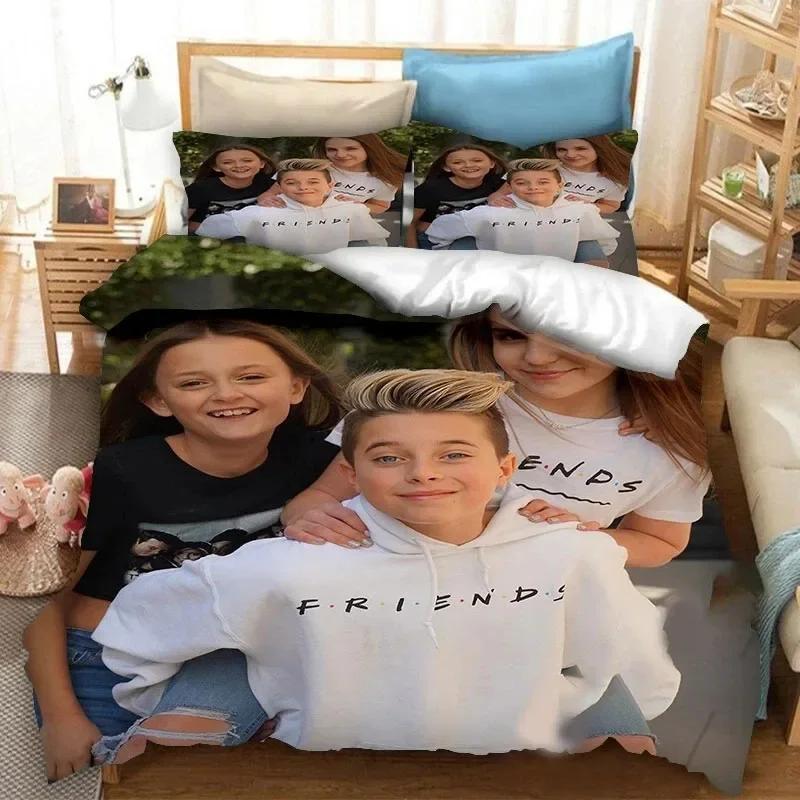 Luxury New 3D Print Piper Rockelle Bedding Set Double Twin King Duvet Cover Comforter Pillowcase Boys Girls Adults Bedroom