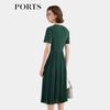PORTS Women's ALT8D010TWP088 H-Line Knit Midi Dress