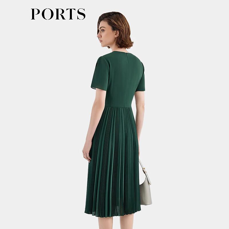PORTS Women's ALT8D010TWP088 H-Line Knit Midi Dress