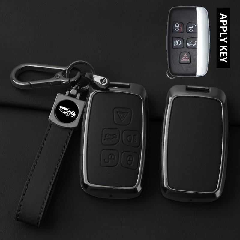 Interior Mouldings Car Zinc Alloy Key Case Cover Shell For Land Rover Range Rover Discoverry 5 Sport Evoque For JAGUAR XE XF XJ