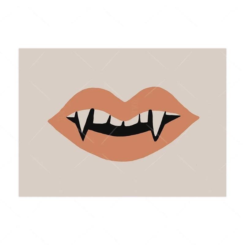 Classic Abstract Wall Art Set Halloween Bundle  Plant Lover HD Canvas Print Poster for Living Room  Bedroom Decor  Perfect for H