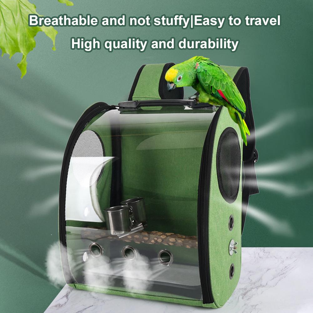 Портативная дышащая переноска для птиц, подходит для средних и маленьких птиц, удобная и прочная