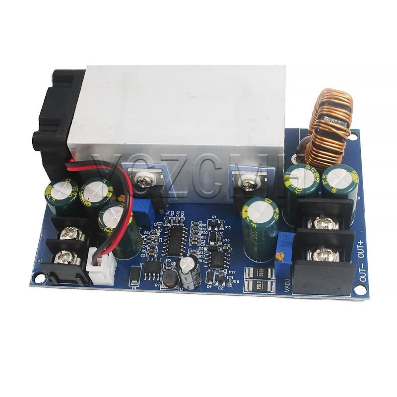 DC25A 600W Buck Constant Current Power Module DC12-75V DC Buck Converter Adjustable Regulator LED Driver