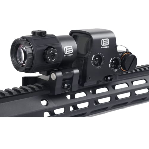 EO EXPS3 with G43 Type Replica Set, Red Dot Sight, Holographic Sight, Magnifier, Mount Spacer, 3x Booster, Engraved Scope (558&G43 BK)