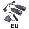 USB 2.0 Extender To RJ45 with Power Adapter Ethernet Extension Cable Connections Up To 100m for Camera Mouse Keyboard