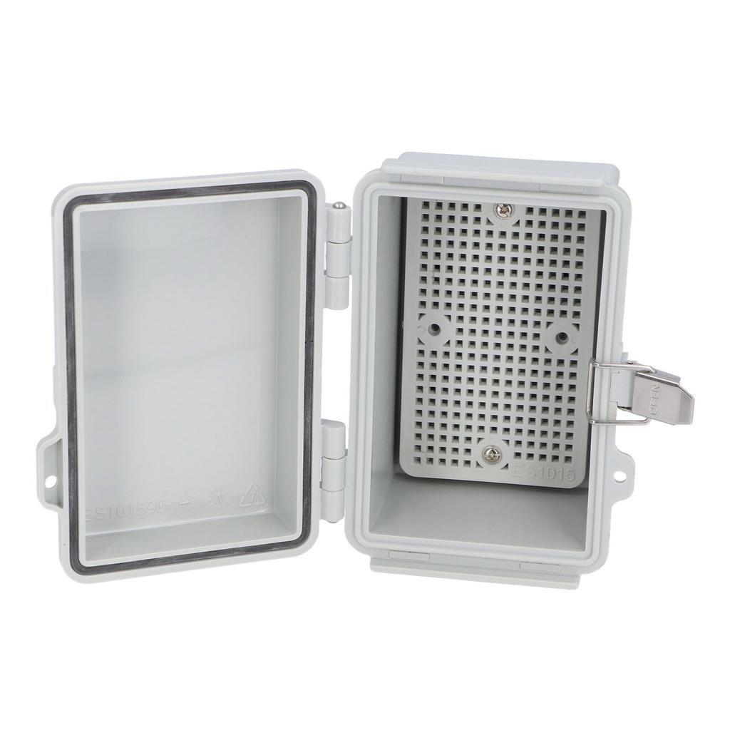 Наружная электрическая коробка IP67 Водонепроницаемая пластиковая проектная коробка из АБС-пластика с петлей из нержавеющей стали для