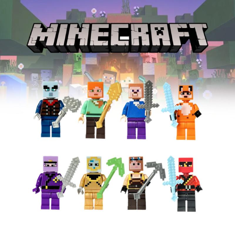 Фабричный мир Мини-фигурки Строительные блоки Совместимые с Лего Красочные пластиковые игрушки