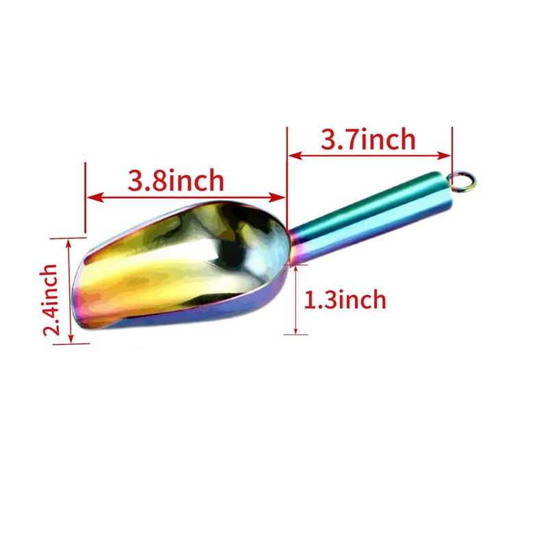 Stainless Steel Multi-functional Ice, Grain, Popcorn, Candy, and Coffee Bean Scoop