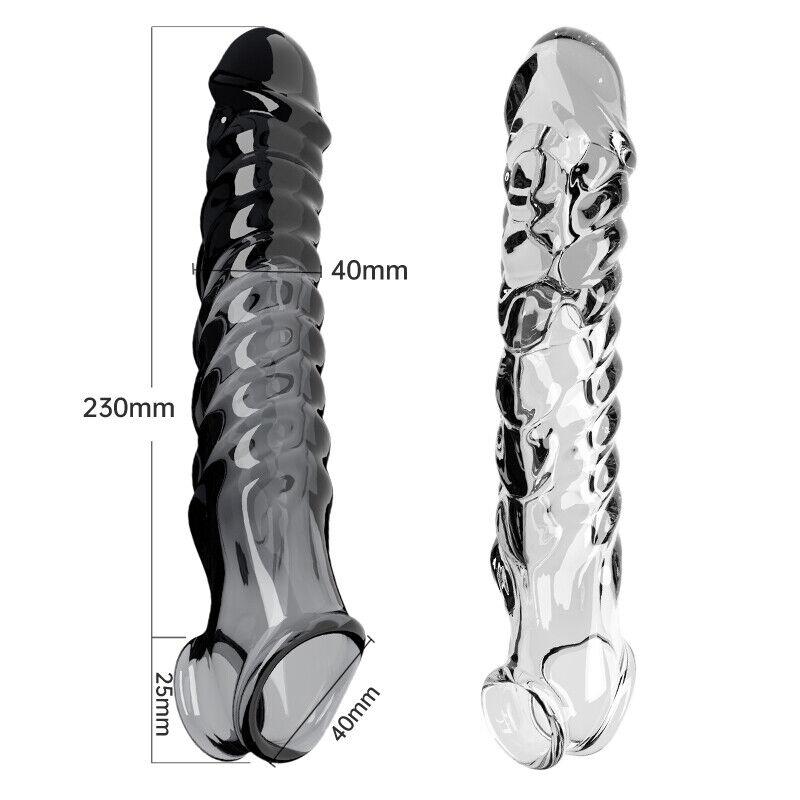 Многоразовый невибрирующий и вибрирующий удлинитель пениса, секс-игрушки для взрослых для мужчин, презерватив для увеличения члена, задержка эякуляции, кольцо на член, оболочка для пар, магазин