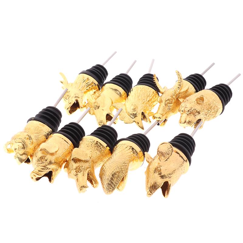 1 шт. из цинкового сплава, голова животных, пробки для бутылок вина, аэраторы для вина, подарок