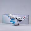 Игрушечный самолет 47 см A320 NEO China Eastern Airlines Смола 1/80 Масштаб Модель самолета Свет и Колеса Шасси Самолет-сувенир Игрушка