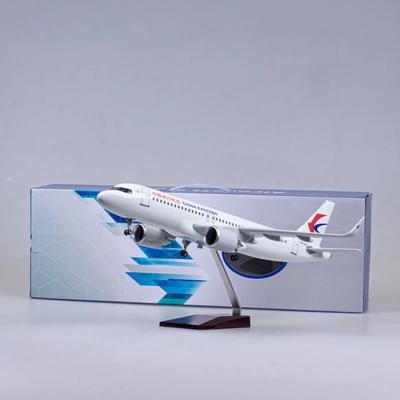 Игрушечный самолет 47 см A320 NEO China Eastern Airlines Смола 1/80 Масштаб Модель самолета Свет и Колеса Шасси Самолет-сувенир Игрушка