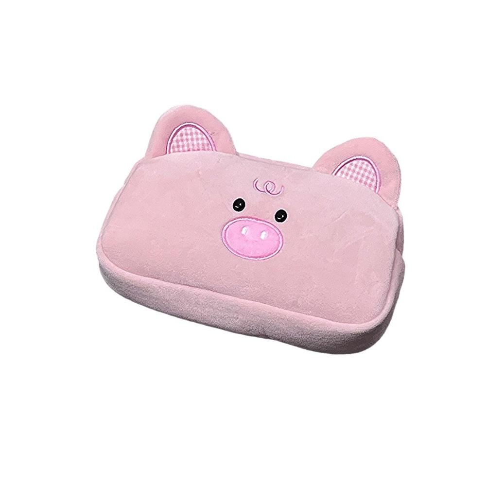 Cosmetic Bag Multicolor Plush Pen Bag Animal Stationery Pouch Animal Design Cartoon Pencil Bag For School Gift For Students