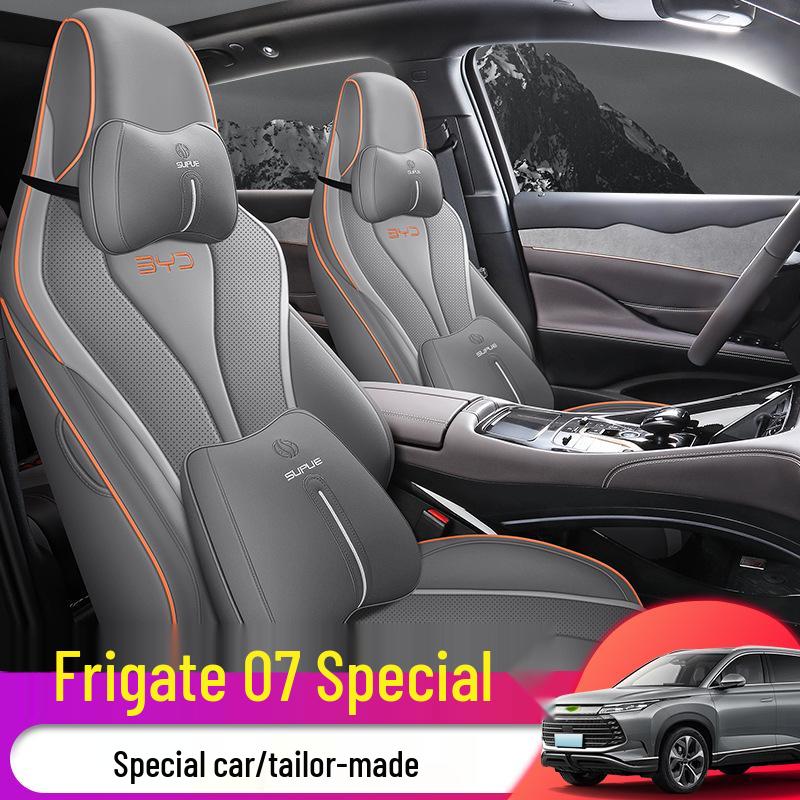 DJGY Всесезонный спортивный кожаный чехол на сиденье для BYD Frigate 07