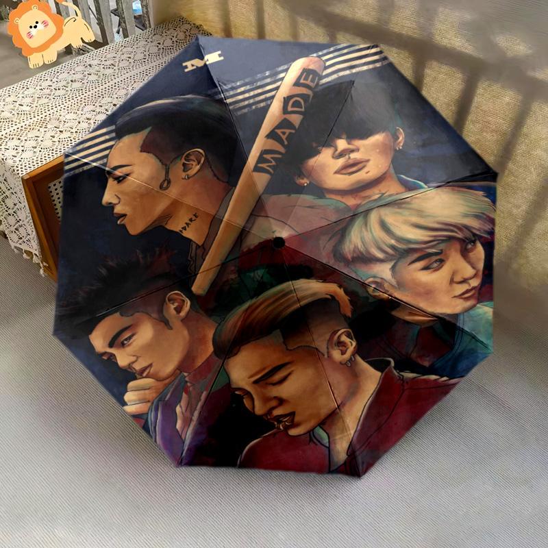 Big Bang: Explosive Energy Harmony Folding umbrella Suitable for all seasons 8 paraphenoid bones Sun umbrella outdoor travel