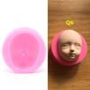 1Pc Silicone Baby Face Mold Head For Fondant Chocolate Soap Handmade Soap
