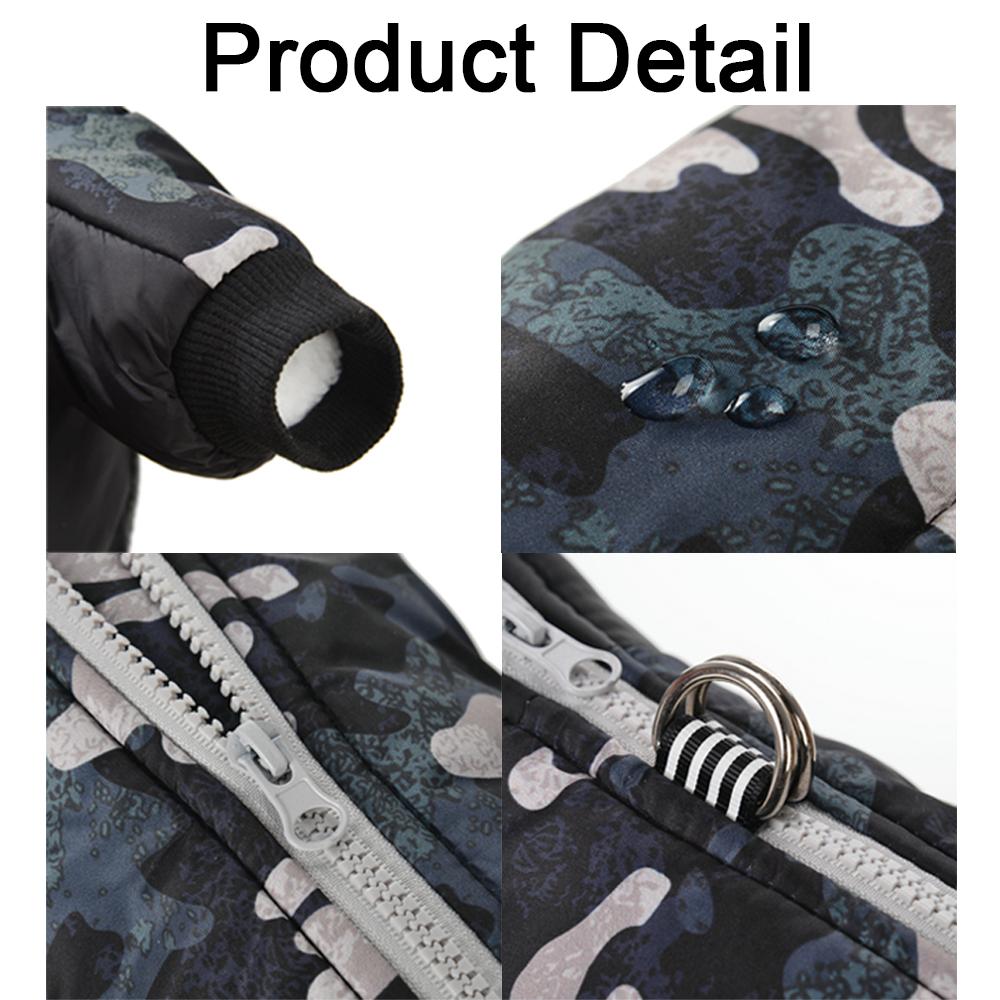 Dog Coat Pet Dogs Winter Warm Windproof Clothes Puppy Down Jacket Pet Clothes Four Legs Zipper Soft Dog Apparel Soft Dog Coat Jumpsuit for Dogs Cats