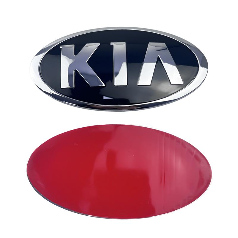 AAND1 Car Front Hood Emblem Rear Trunk Badge for KIA Sportage Ceed sorento Cerato Picanto Soul Stonic K3 K5 Rio optima Accessories