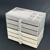 3-Layer Flannel Jewelry Box High-Capacity Earrings Necklaces Storage  Jewelry Organization