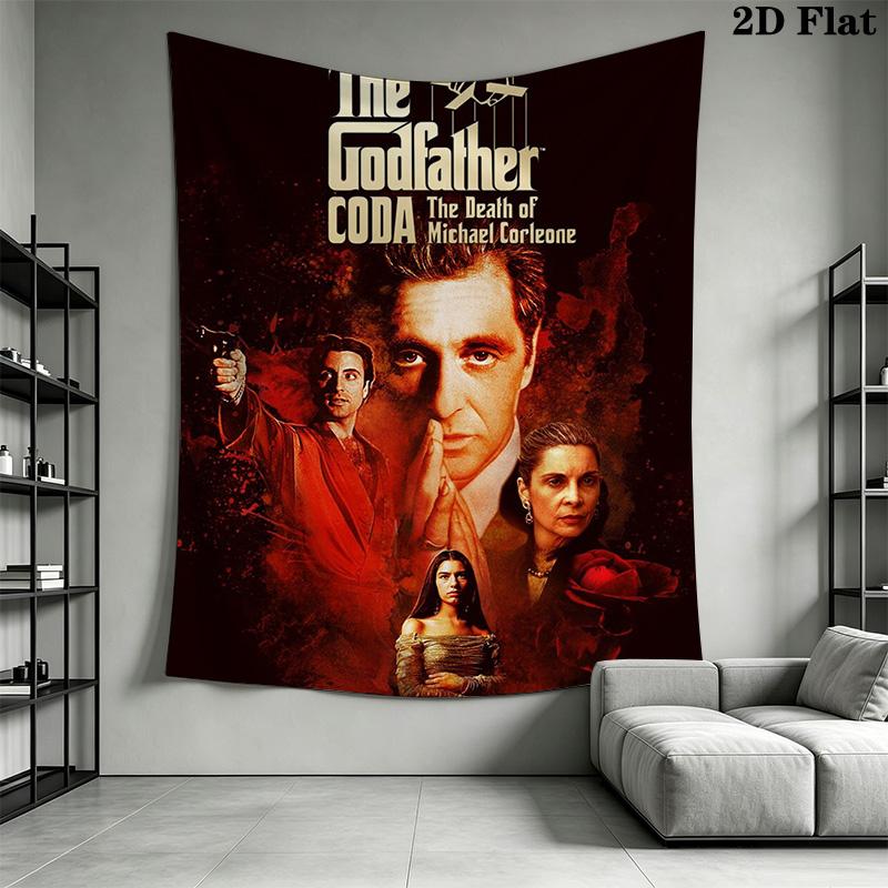 The Godfather Trilogy Family Business Tapestry Fashion Print Background Cloth Atmospheric Background Cloth Home Decor Work Of Art