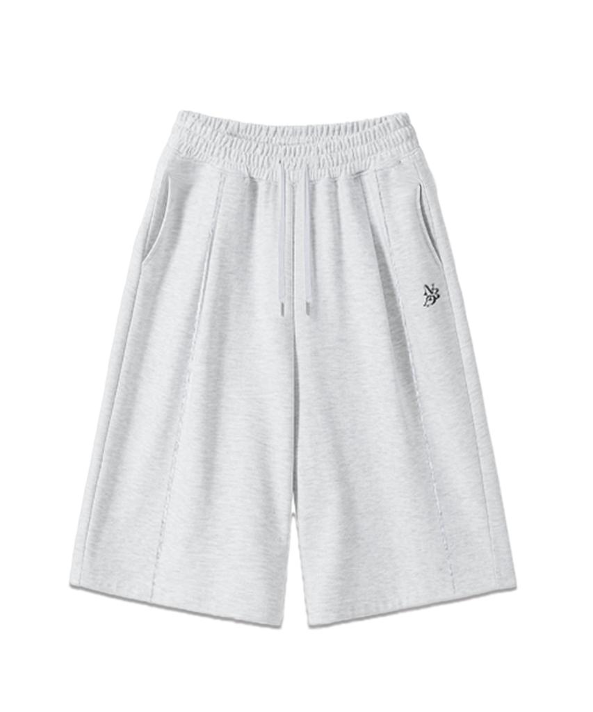 NUBINDA Wide Cut Bermuda Sweatpants [3 Colors]