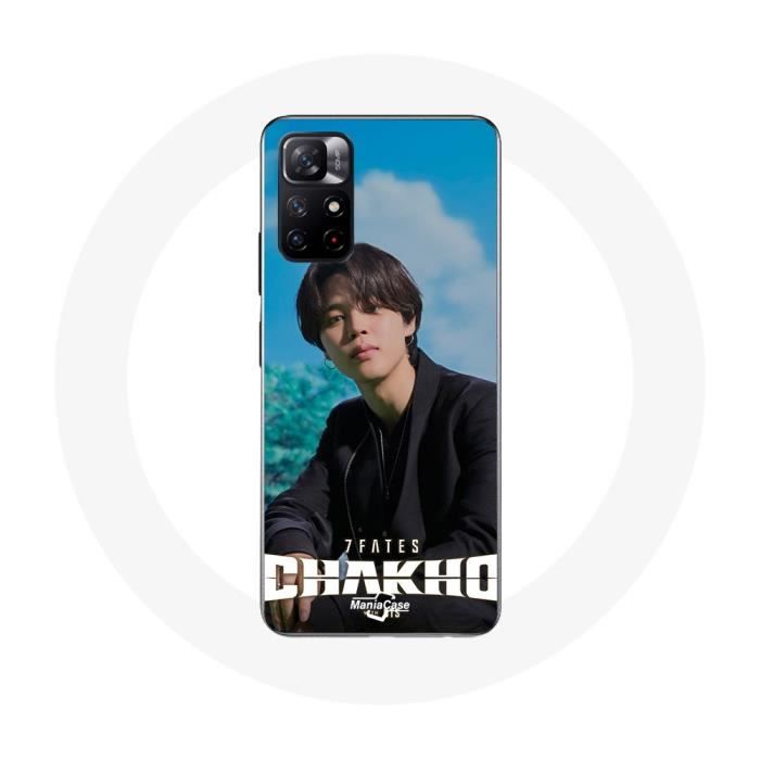 Coque - MANIACASE - Xiaomi Redmi Note 11s 5G - Souple - Motif BTS Jimin Haru - Blanc