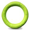 Ding Dong Pet Dog Fluffy Frisbee Ring Toy, Green, 1 Piece