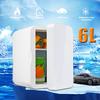 AC 220V 45-80W 6л Мини-холодильник Маленький бытовой Общежитие Однодверный Автомобильный для дома Двойного назначения Автомобильный холодильник Двойного назначения Автомобильный 12В 24В