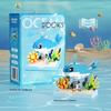 Совместимо с Lechaochao Lechuang Shark Model Marine Life Building Blocks Toy для детей
