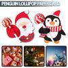 50 шт. милые мультяшные бумажные леденцы-карточки Санта-Клауса DIY леденец подарочная упаковка Декор Рождество 2022 Навидад новогоднее украшение