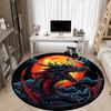 1 шт. Круглый ковер Dragon Moon для офиса, под офисные стулья, в спальню, гостиную, домашний декор, декор комнаты