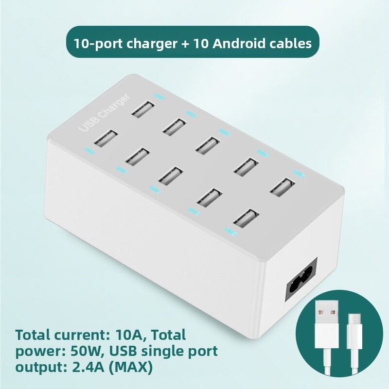 Earise | Многофункциональное USB-зарядное устройство с 15 портами