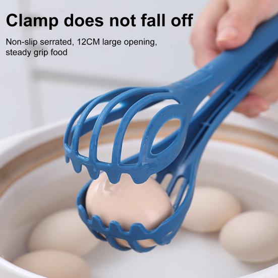 Венчик для взбивания яиц Food Clip 3-в-1 Многофункциональные кухонные щипцы для смешивания и приготовления на гриле Эргономичный дизайн Венчик для смешивания яиц для приготовления пищи