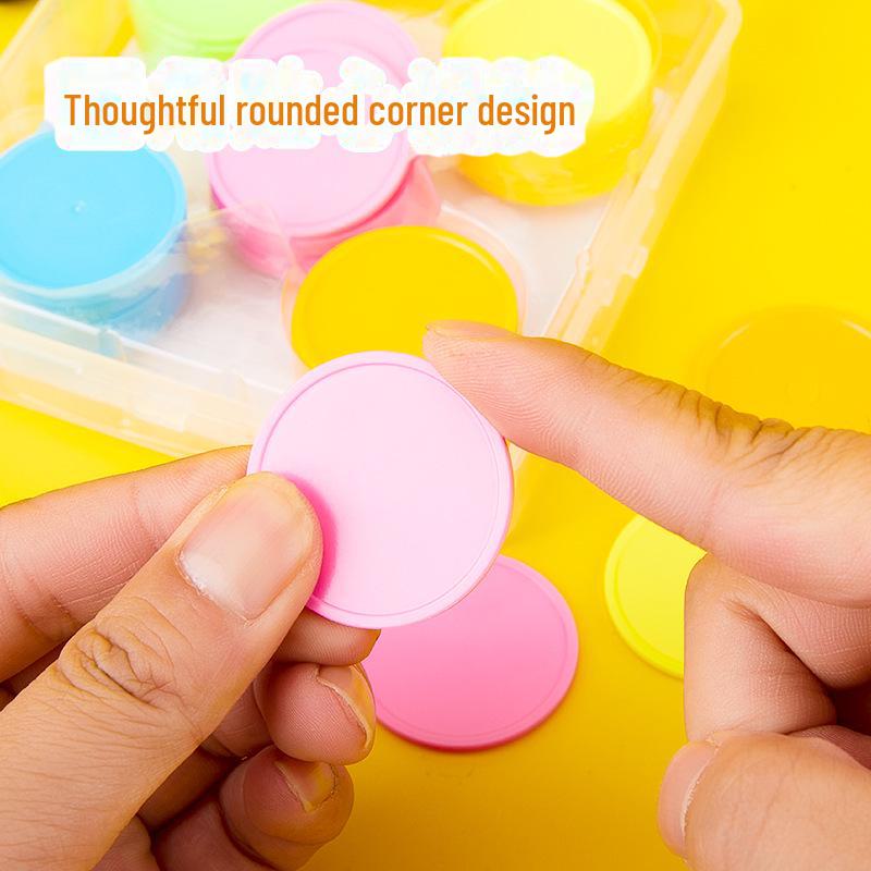 Двухцветные счетные диски: Математические пособия по сложению и вычитанию для обучения в детском саду