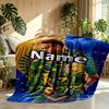Custom Name Personalized Neymar Jr Print Blanket, Home Decor, Bedroom, Sofa, Camping, Couch, Gifts for Birthday Christmas