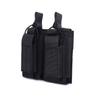 Tactical Molle Magazine Pouch Tactical Pouch Double Rifle Pistol Mag Pouch 2-Layer Cartridge Holder